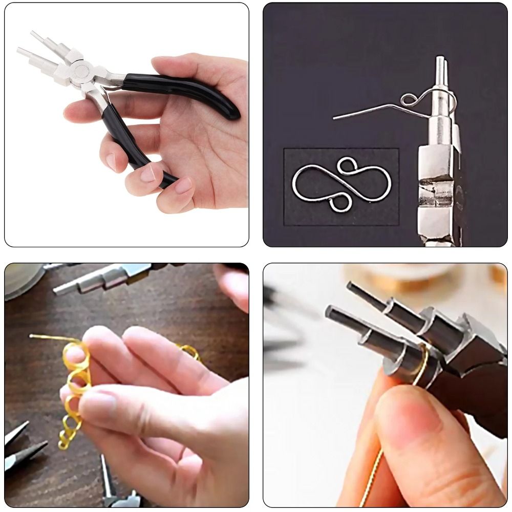 Jewelry Making Round Nose Pliers - Wire Wrapping 6 in 1 Wire