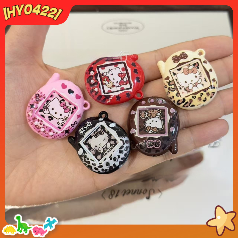Jewelry Making Materials - Acrylic Cute Kt Cat Leopard Print