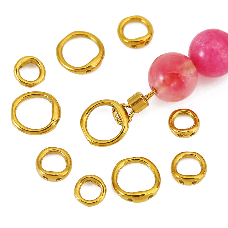 Jewelry Making Materials - 30pcs 5/6/8mm Stainless Steel Beading Supplies