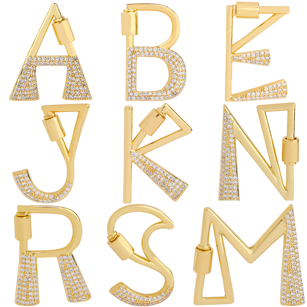 Jewelry Making Chain - Juya 18K Gold Plated 26 Alphabet