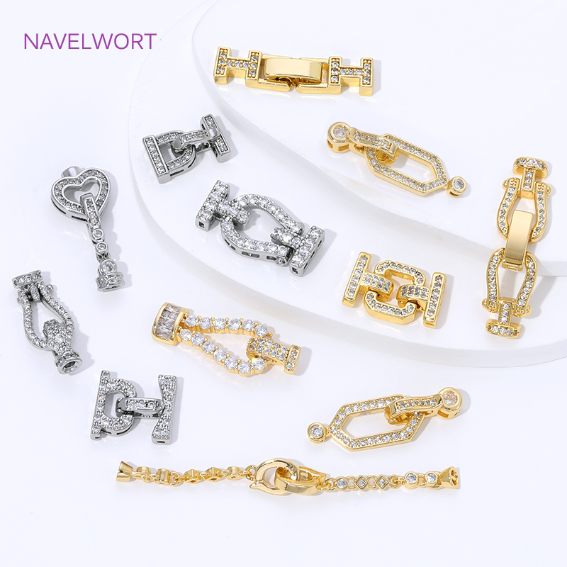 Jewelry Making Designs - 18K Gold Plated Brass Jewelry Clasps