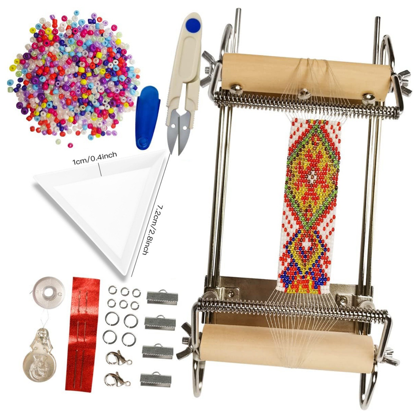 Jewelry Making Machines - Adjustable Bead Loom Stainless Steel DIY