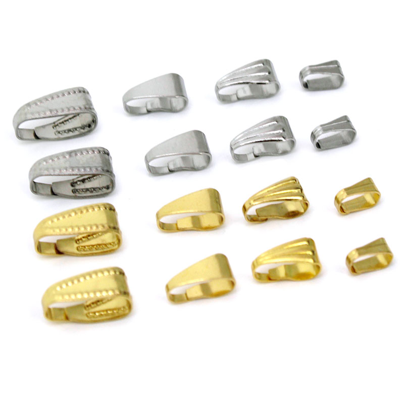 Jewelry Making Designs - 50Pcs Stainless Steel Pendant Clips Pinch