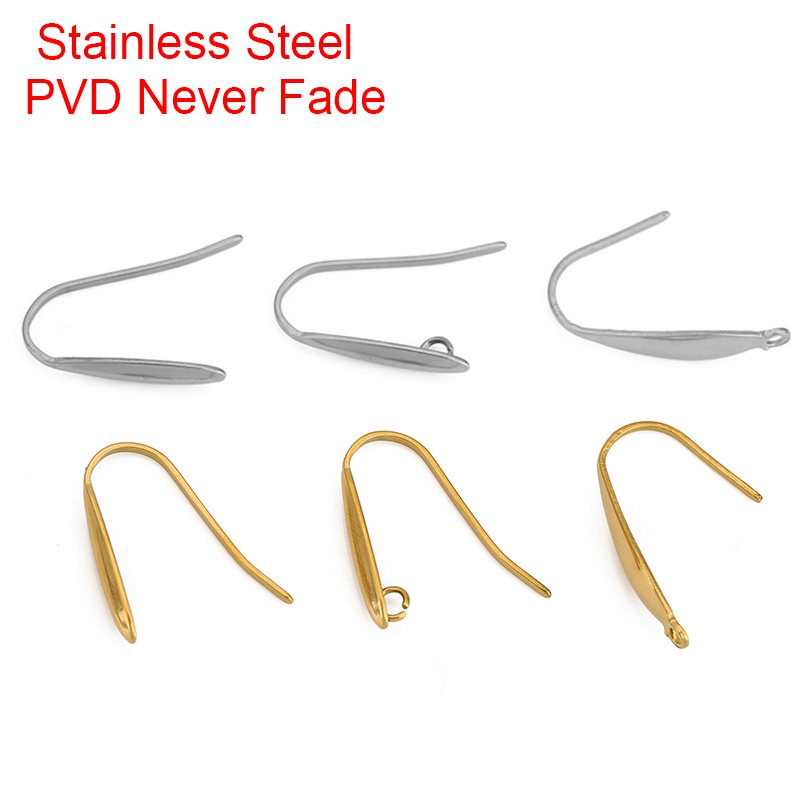 Jewelry Making Materials - 10pcs Never Fade Stainless Steel Earring