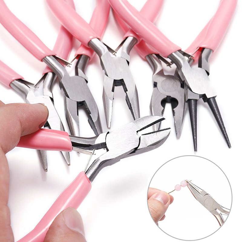Jewelry Making Round Nose Pliers - NEW Mini Pliers Diagonal Round Bent