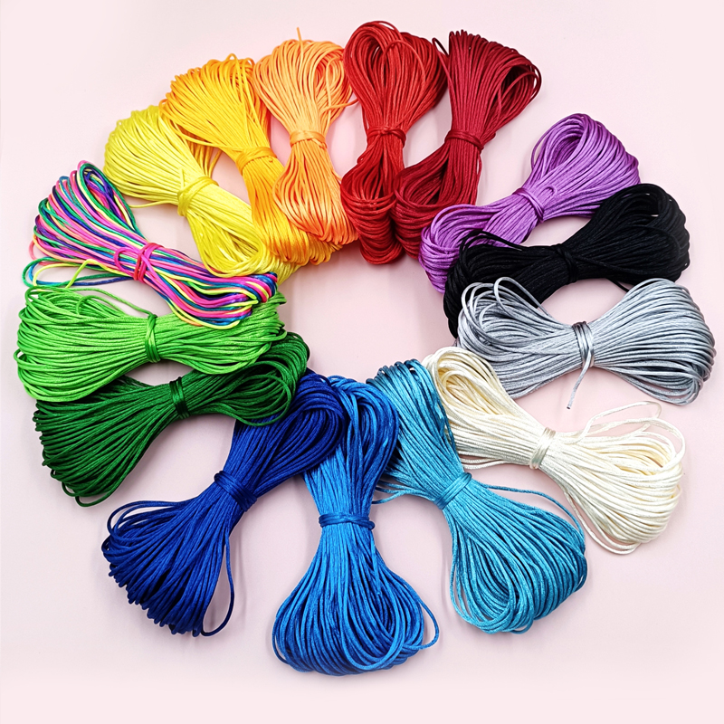 Knotting Cord Silk - 20m/Roll 2mm Chinese Knot Silk Thread