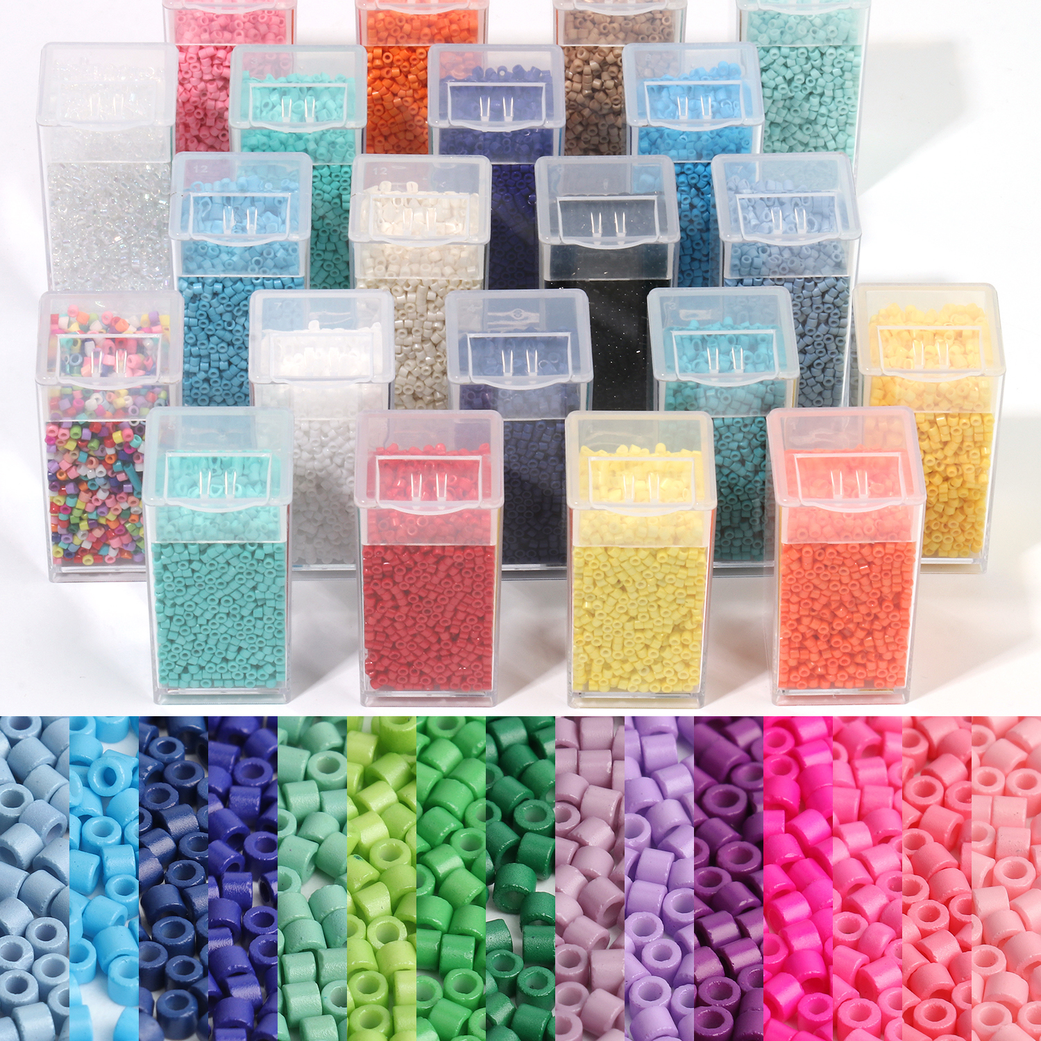 Seed Bead Tube - Wholesale 2mm Czech Glass Seed Beads