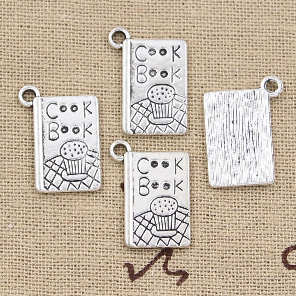 Jewelry Making Guide Book - 15pcs Charms Cook Book Recipe Kitchen