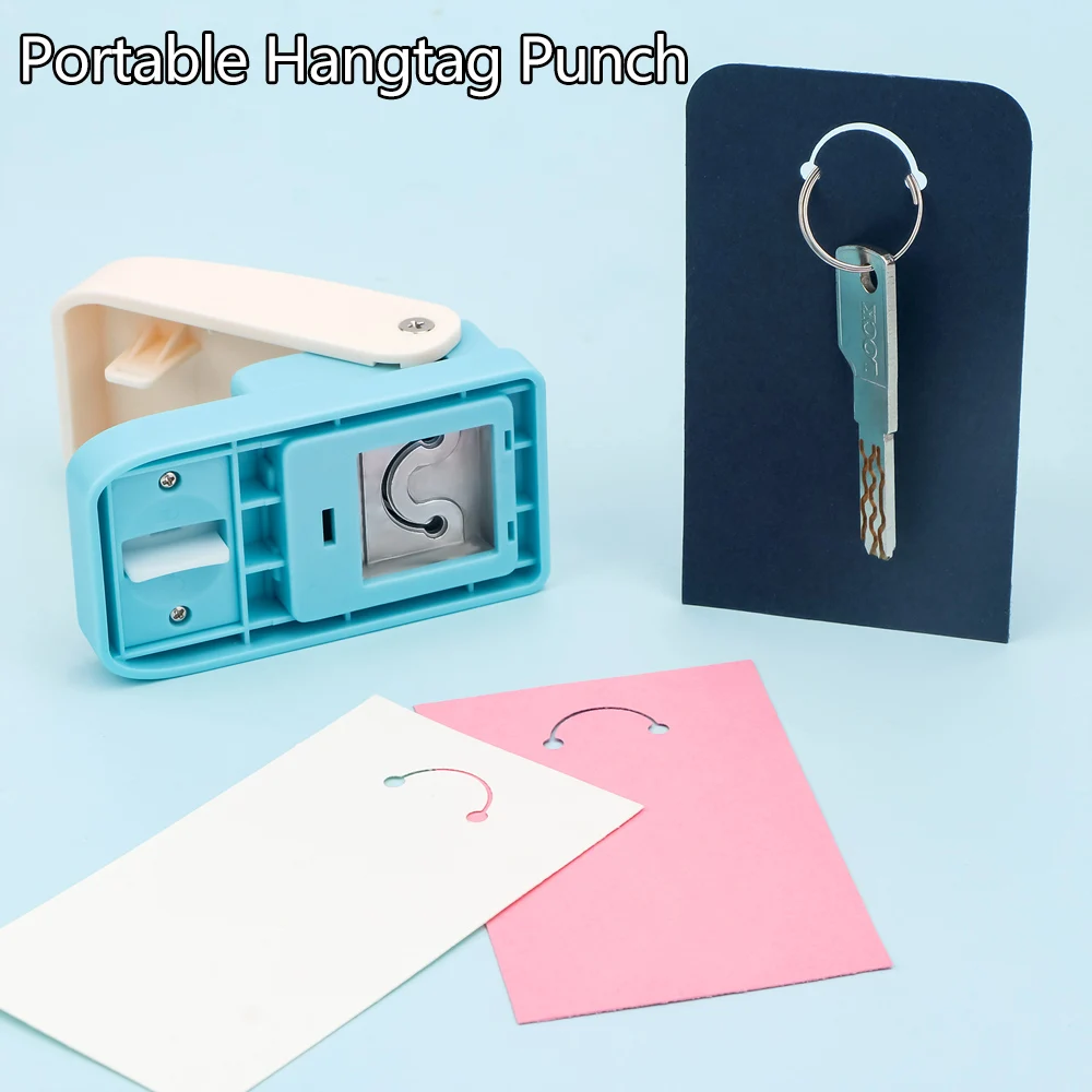 Jewelry Making Machines - 9.2x5x3.7cm Portable Hangtag Punch Puching Machine
