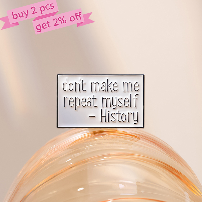 Funny Quotes Enamel Pins Custo - Jewelry Making History 리뷰 및 가격