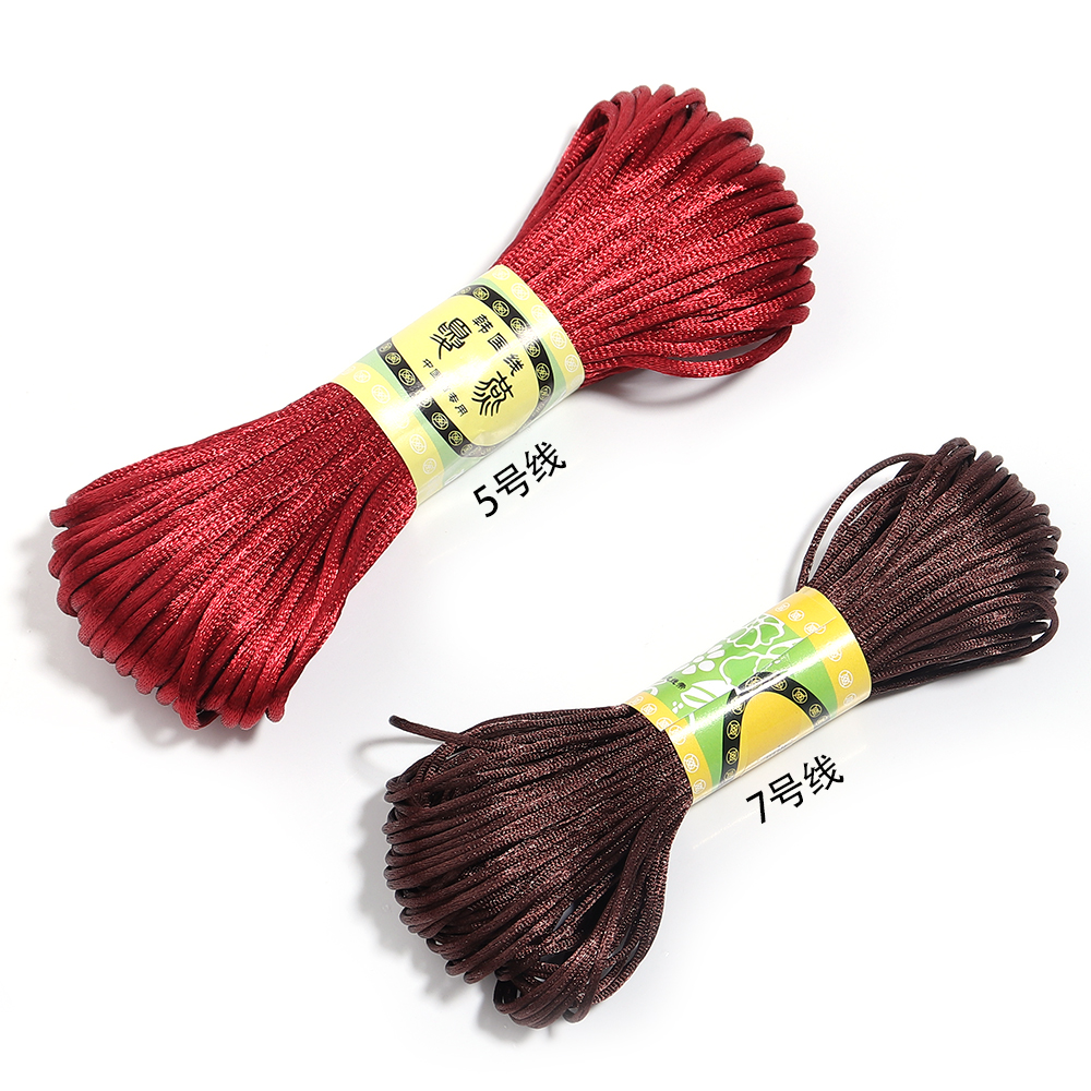 20m/Lot 1.5mm 2mm Chinese Knot - Knotting Cord Silk 리뷰 및 가격
