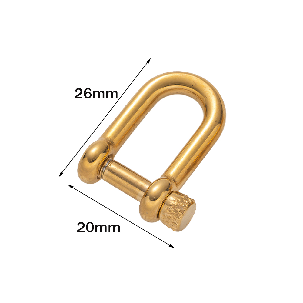 1pcs 304 Stainless Steel D-Rin - Jewelry Making Materials 리뷰 및 가격