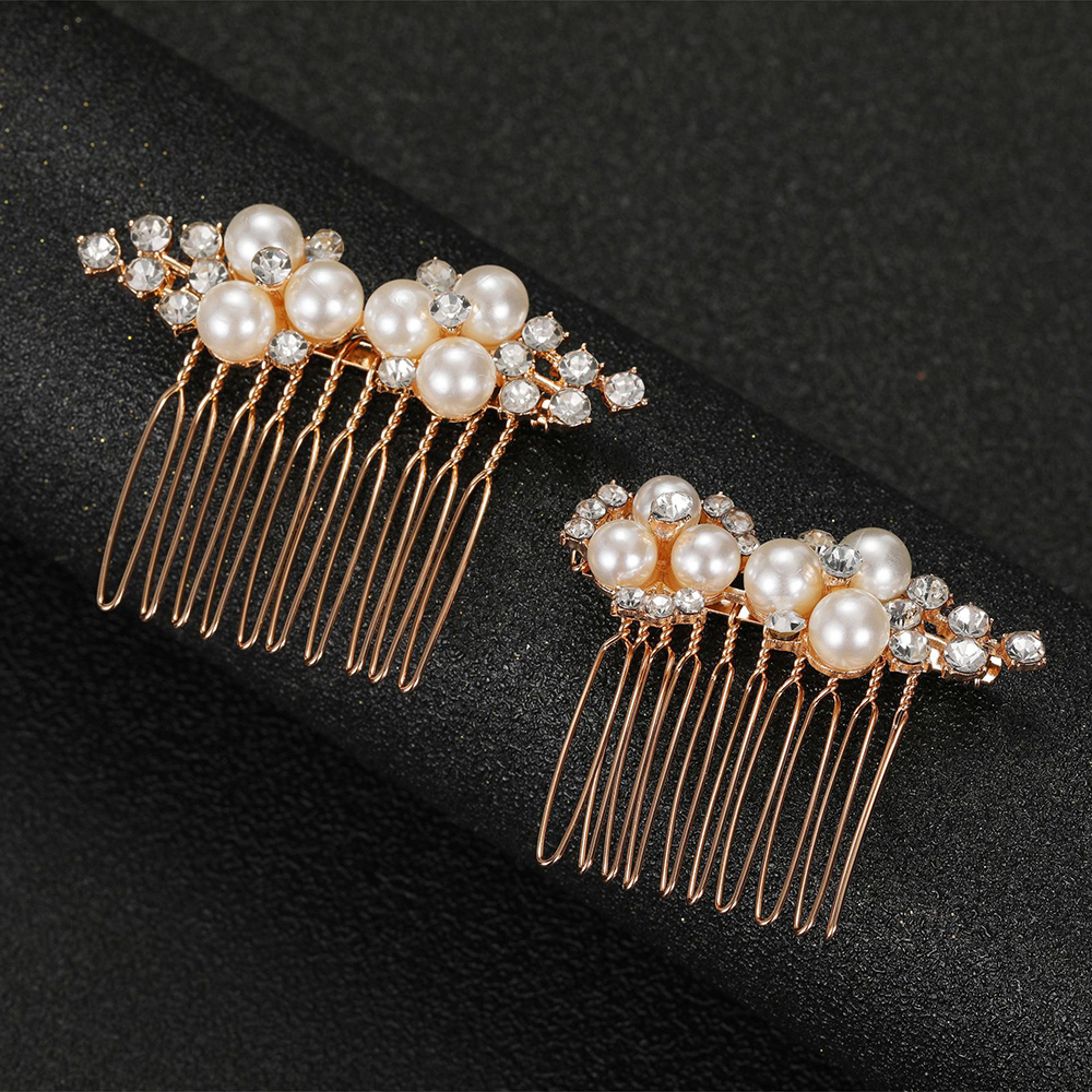 2Pcs Simple Wedding Hair Combs - Jewelry Making Adults 리뷰 및 가격
