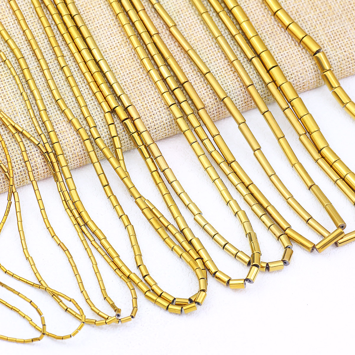 4/5/6/8/13mm Plated Golden Col - Seed Bead Tube 리뷰 및 가격