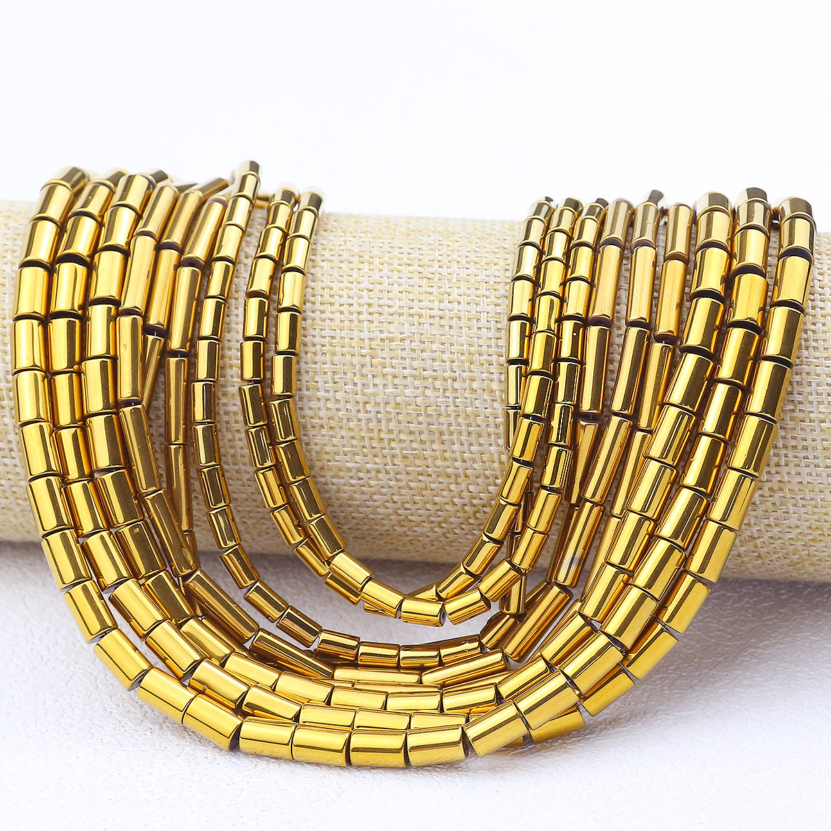 4/5/6/8/13mm Plated Golden Col - Seed Bead Tube 리뷰 및 가격