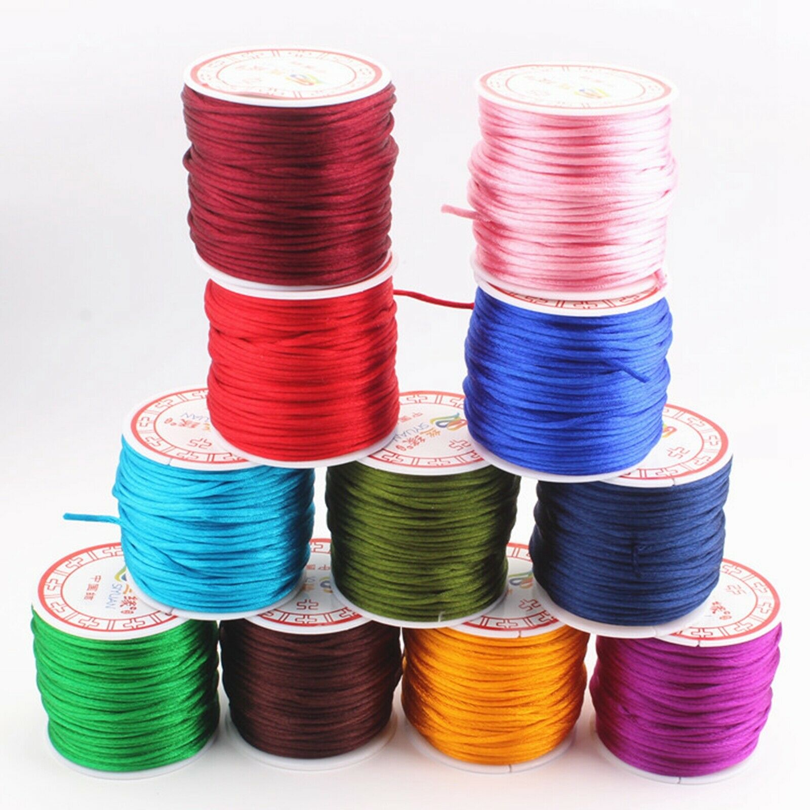 40 Meters Nylon Chinese Satin  - Knotting Cord Silk 리뷰 및 가격