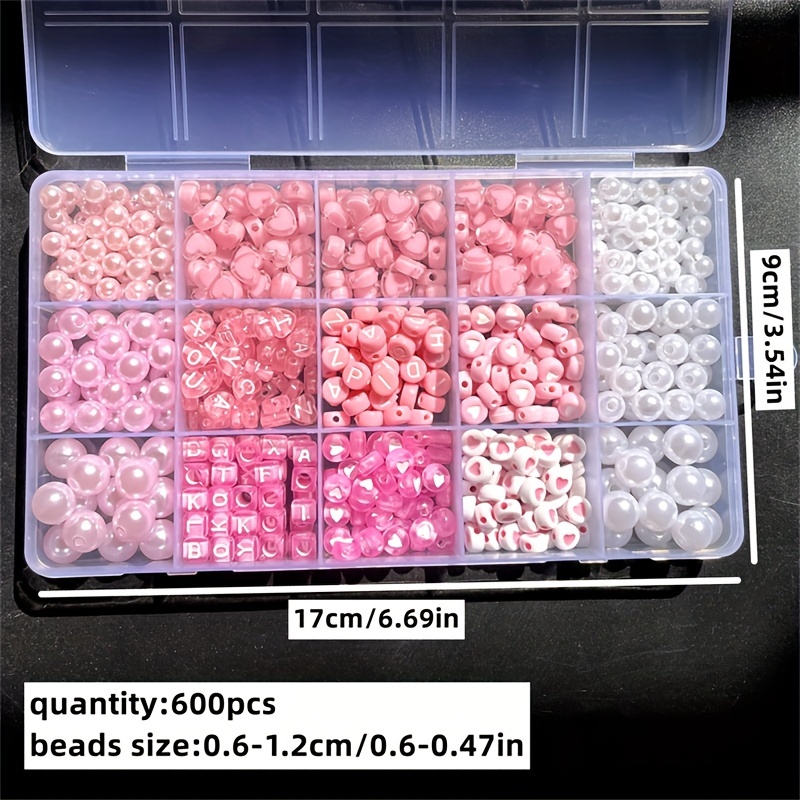 10-piece pink alphabet box, ac - Jewelry Making Pieces 리뷰 및 가격