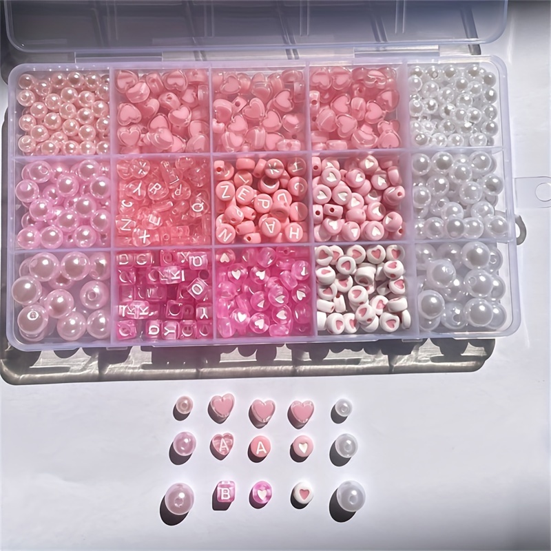 10-piece pink alphabet box, ac - Jewelry Making Pieces 리뷰 및 가격