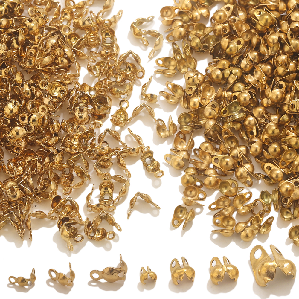 50pcs PVD Gold Plated Stainles - Jewelry Making Materials 리뷰 및 가격