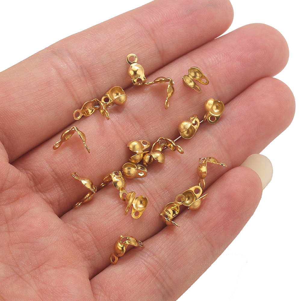 50pcs PVD Gold Plated Stainles - Jewelry Making Materials 리뷰 및 가격