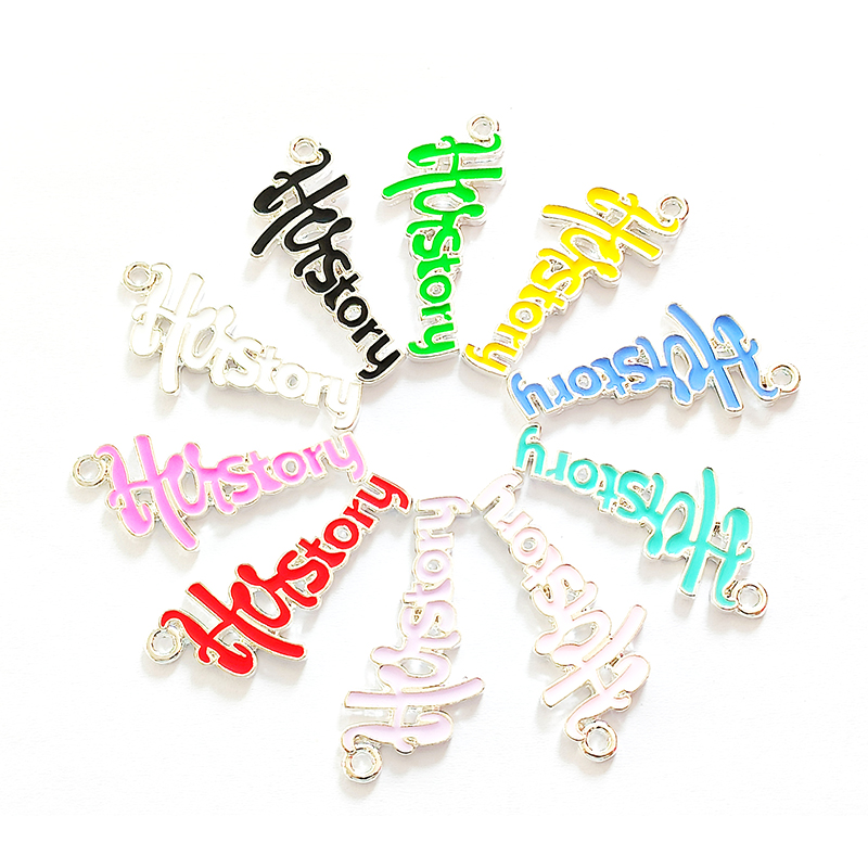 10pcs Letter History Charms LT - Jewelry Making History 리뷰 및 가격