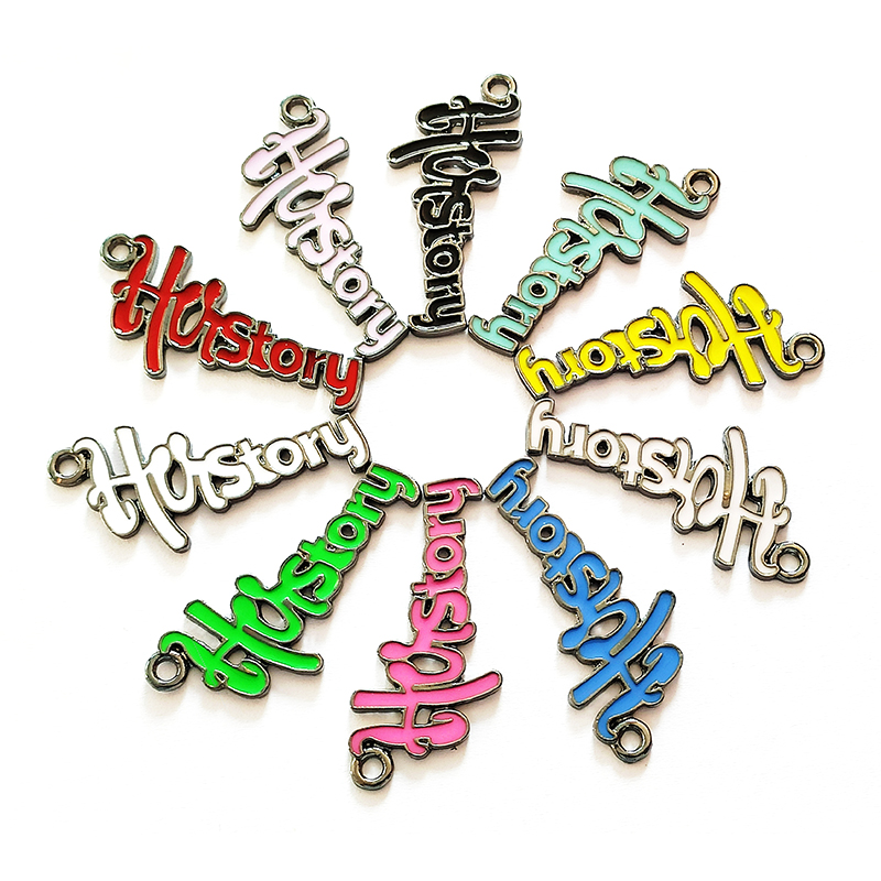 10pcs Letter History Charms LT - Jewelry Making History 리뷰 및 가격