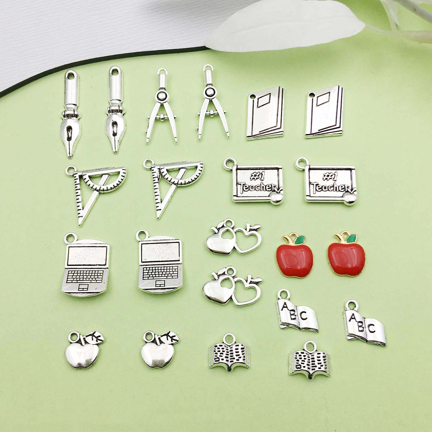 20/22pcs Alloy Metal Book Pen  - Jewelry Making Guide Book 리뷰 및 가격