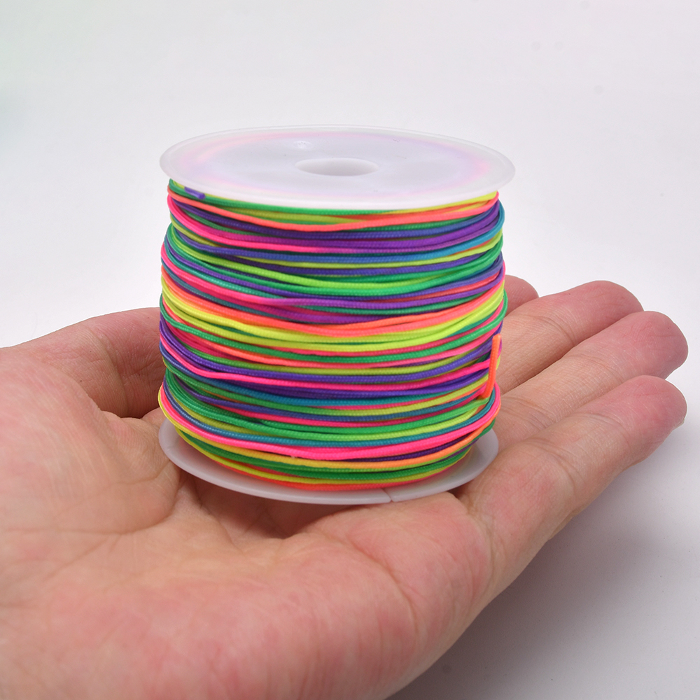 50Yds 0.8mm Crafts Nylon Cord  - Knotting Cord Silk 리뷰 및 가격