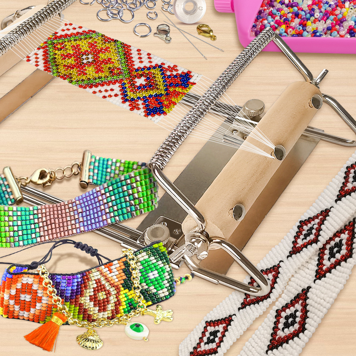 Adjustable Bead Loom Stainless - Jewelry Making Machines 리뷰 및 가격