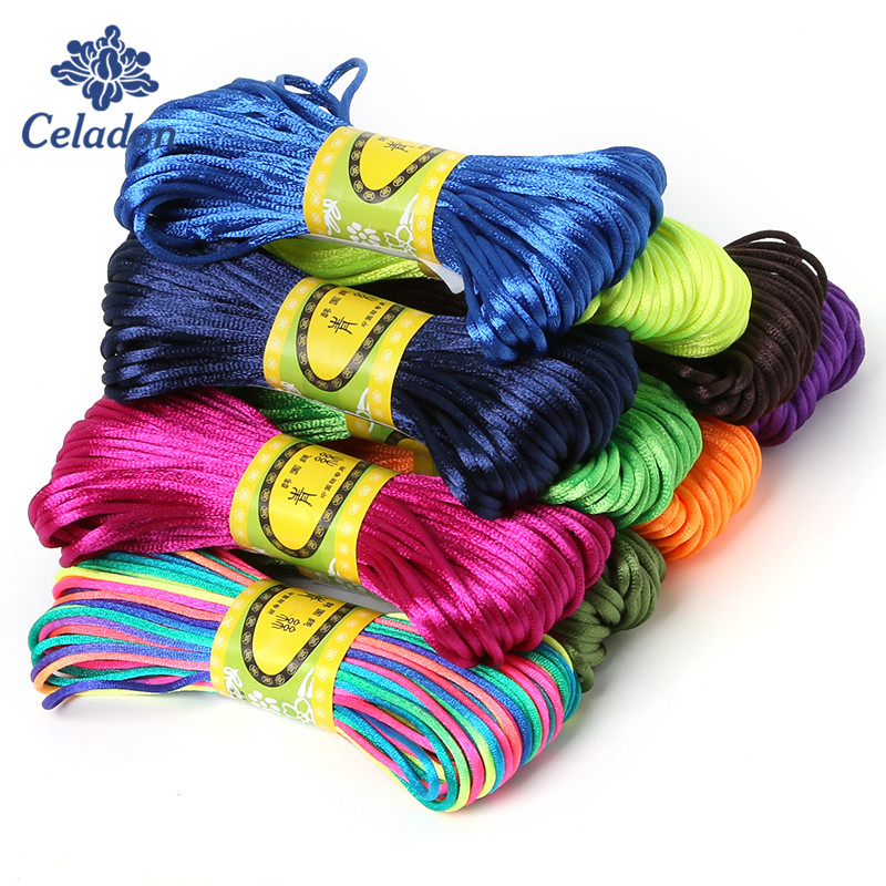 2mm 20meter Soft Satin Rattail - Knotting Cord Silk 리뷰 및 가격