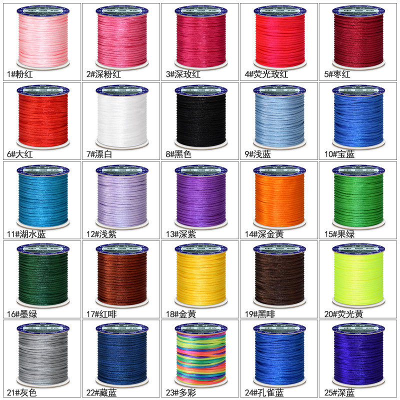 1.5mm 2mm 2.5mm Nylon Cotton B - Knotting Cord Silk 리뷰 및 가격