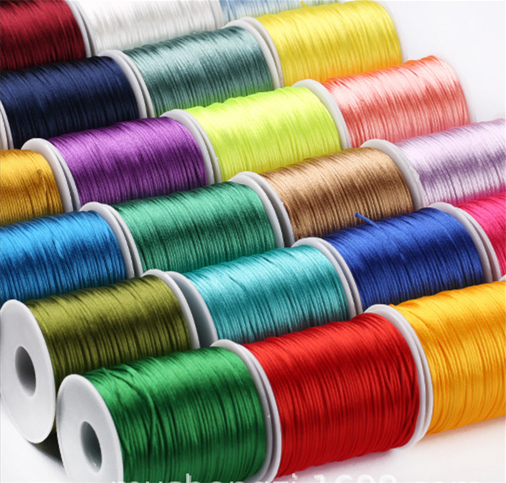 1mm Rope  50meters/roll Satin  - Knotting Cord Silk 리뷰 및 가격