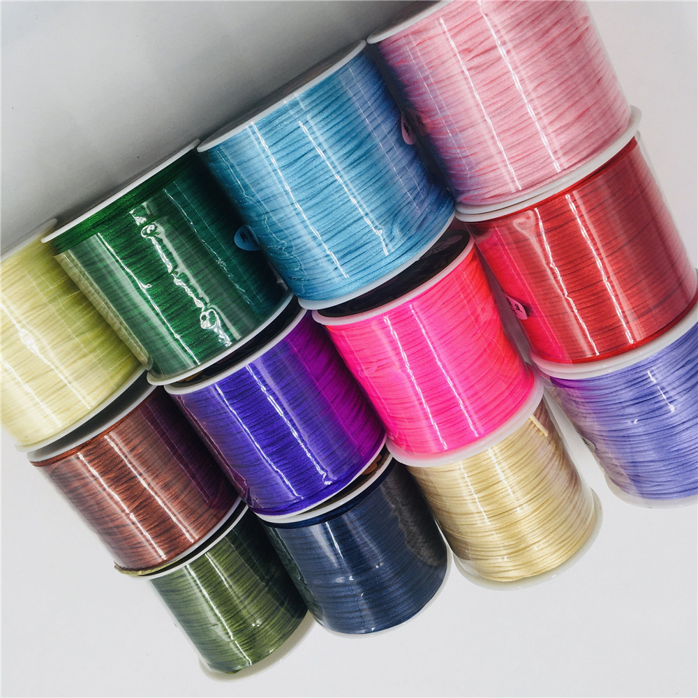 1mm Rope  50meters/roll Satin  - Knotting Cord Silk 리뷰 및 가격