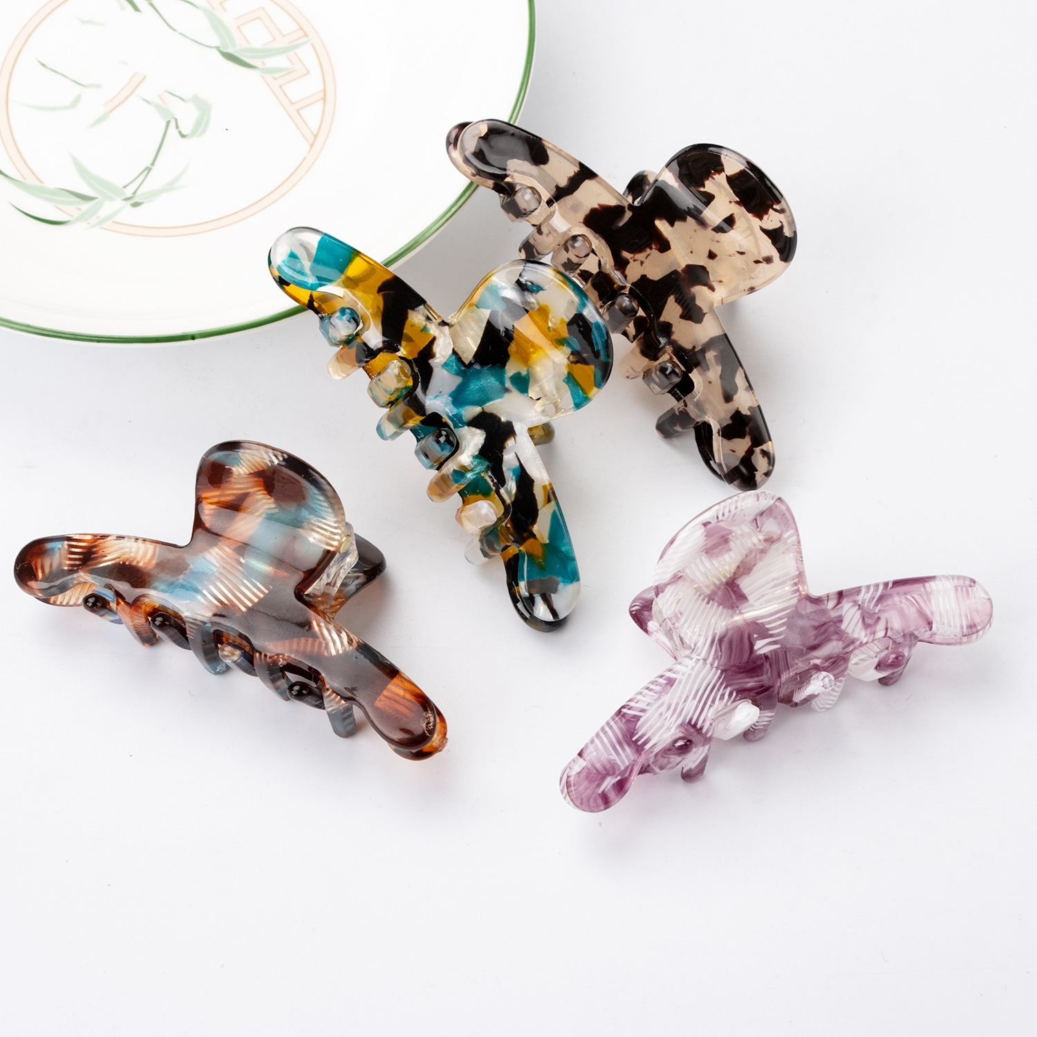 Elegant Acetate Hair Claw For  - Jewelry Making Adults 리뷰 및 가격