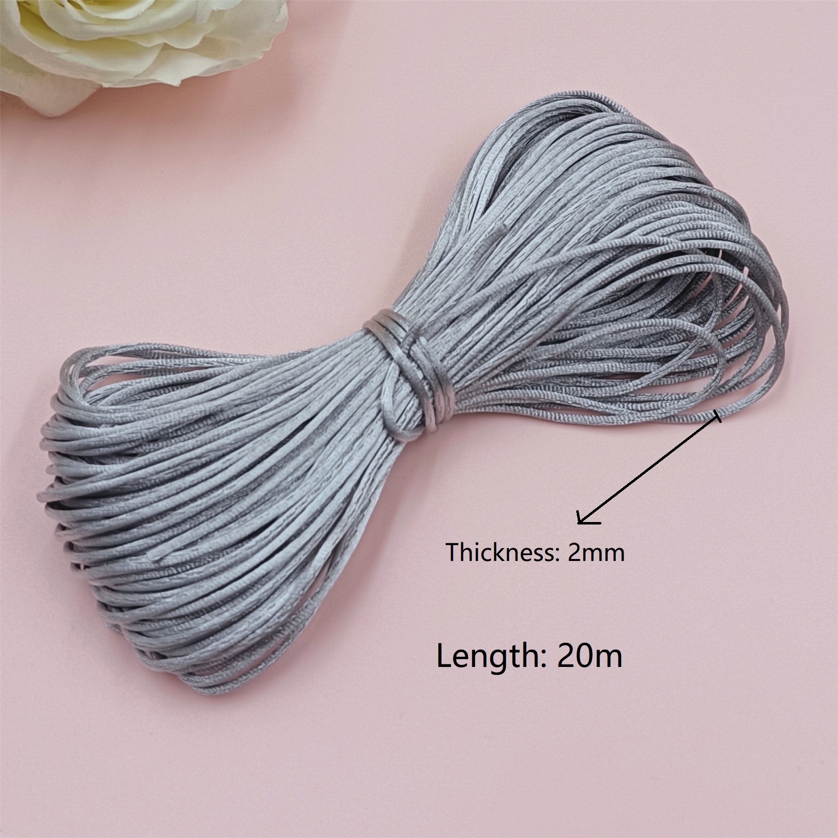 20m/Roll 2mm Chinese Knot Silk - Knotting Cord Silk 리뷰 및 가격