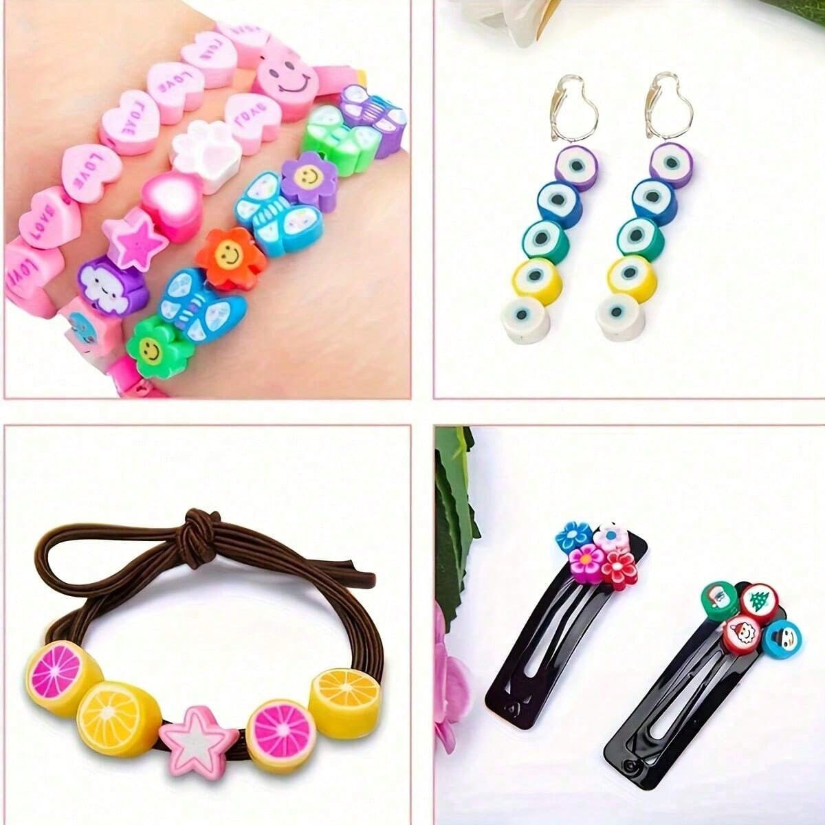 1450/1200/250pcs Polymer Clay  - Jewelry Making Pieces 리뷰 및 가격