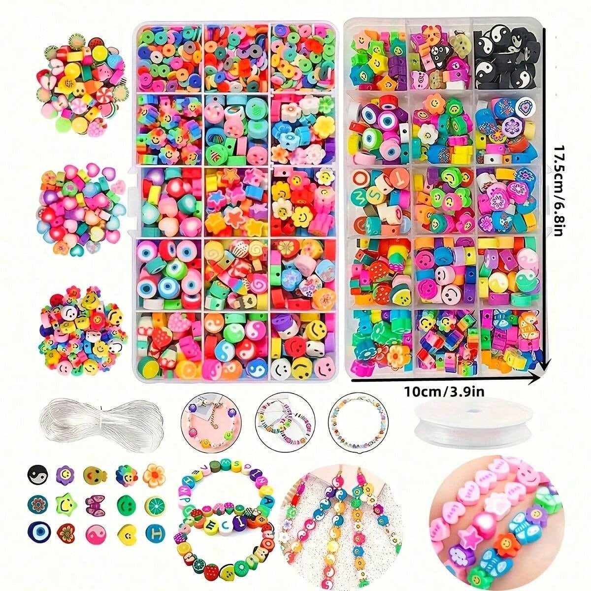 1450/1200/250pcs Polymer Clay  - Jewelry Making Pieces 리뷰 및 가격