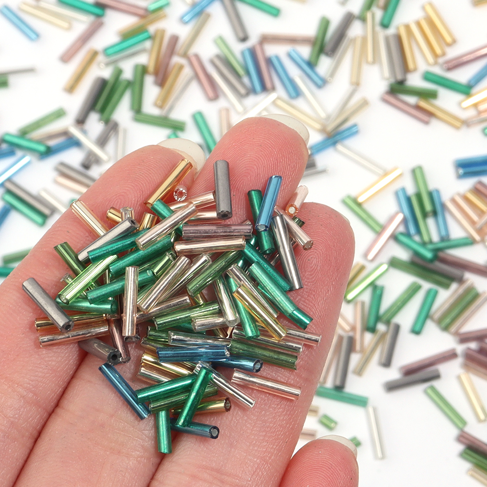 2x9mm Silver Colour Line Tube  - Seed Bead Tube 리뷰 및 가격