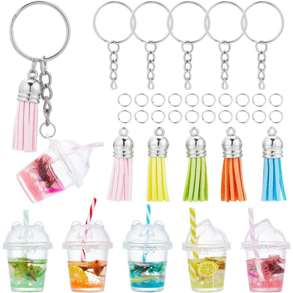 35Pcs DIY 5 Sets Bubble Tea Ke - Jewelry Making Chain 리뷰 및 가격