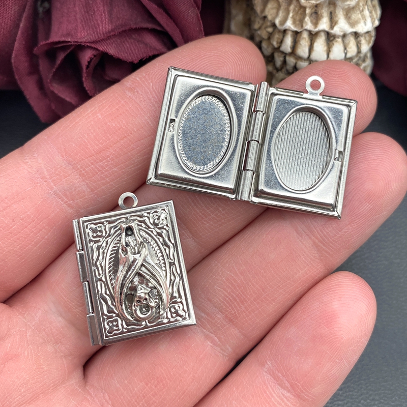 2psc Dainty Bat Book Locket Ch - Jewelry Making Guide Book 리뷰 및 가격