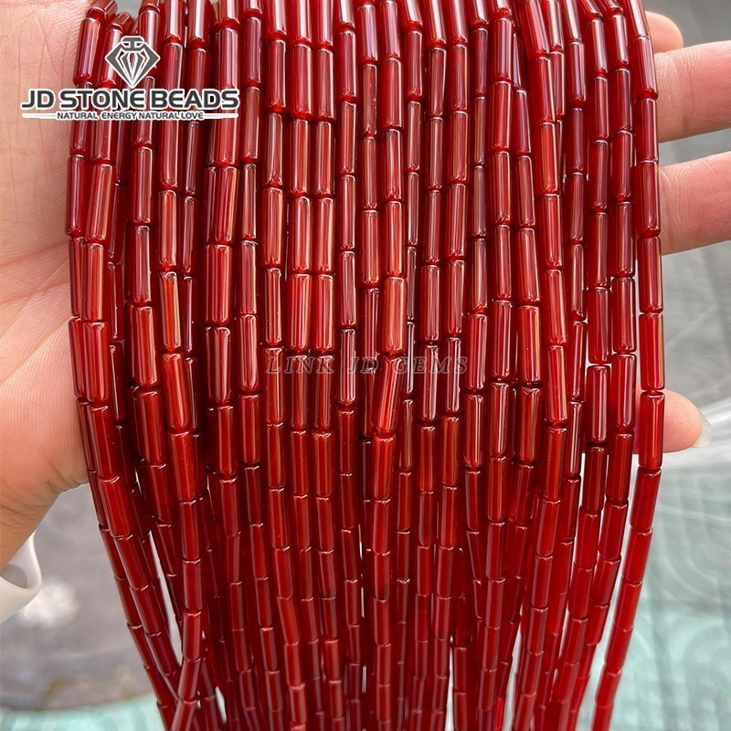 4*13mm Natural Agate Aventurin - Seed Bead Tube 리뷰 및 가격