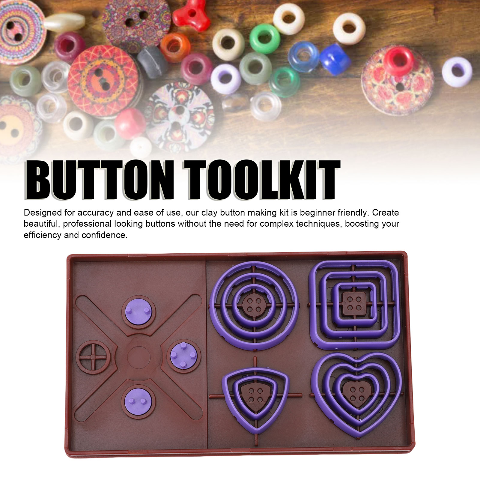 2Pcs Button Toolkit 4 Shapes 3 - Jewelry Making Machines 리뷰 및 가격