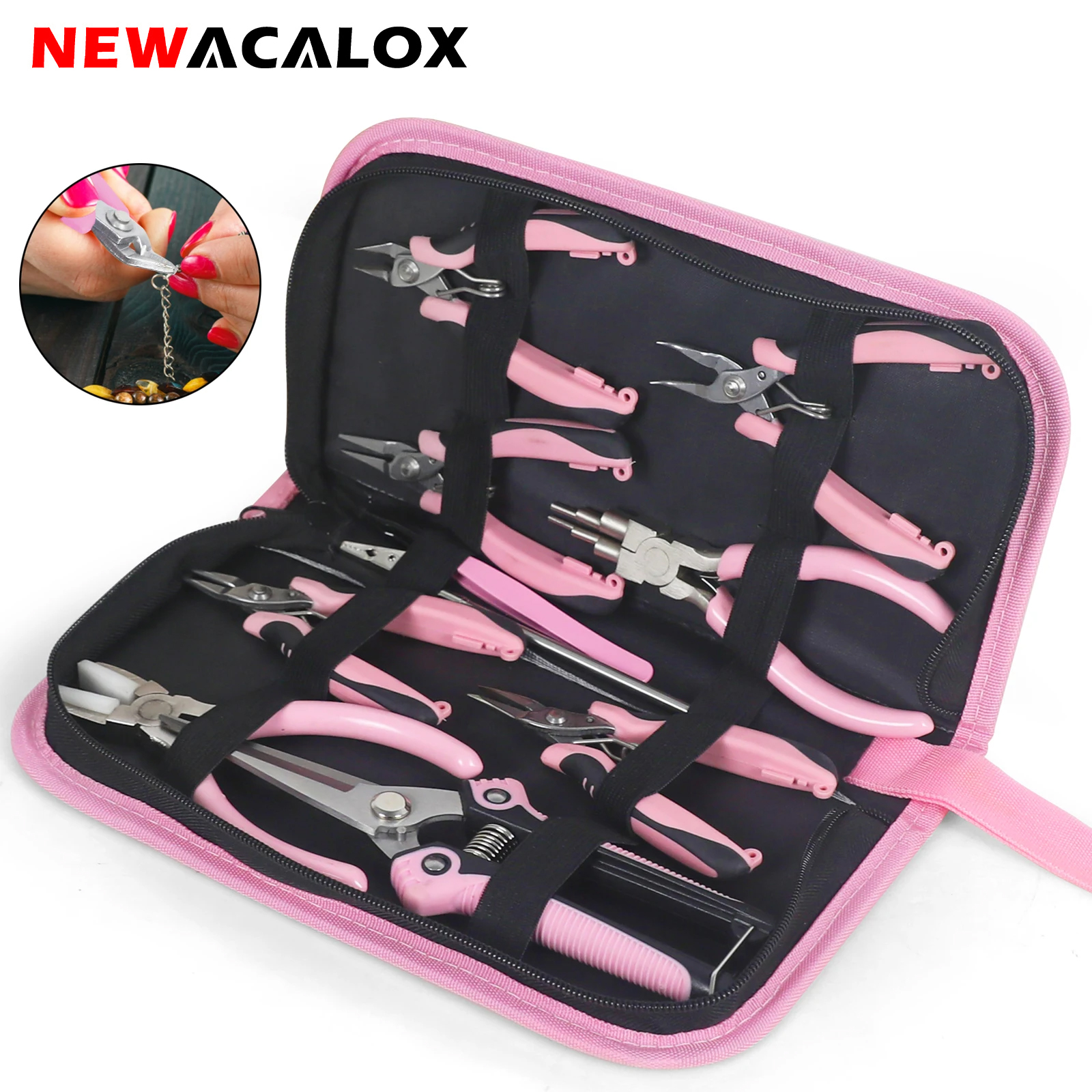 NEWACALOX Mini Jewelry Pliers  - Jewelry Making Round Nose Pliers 리뷰 및 가격
