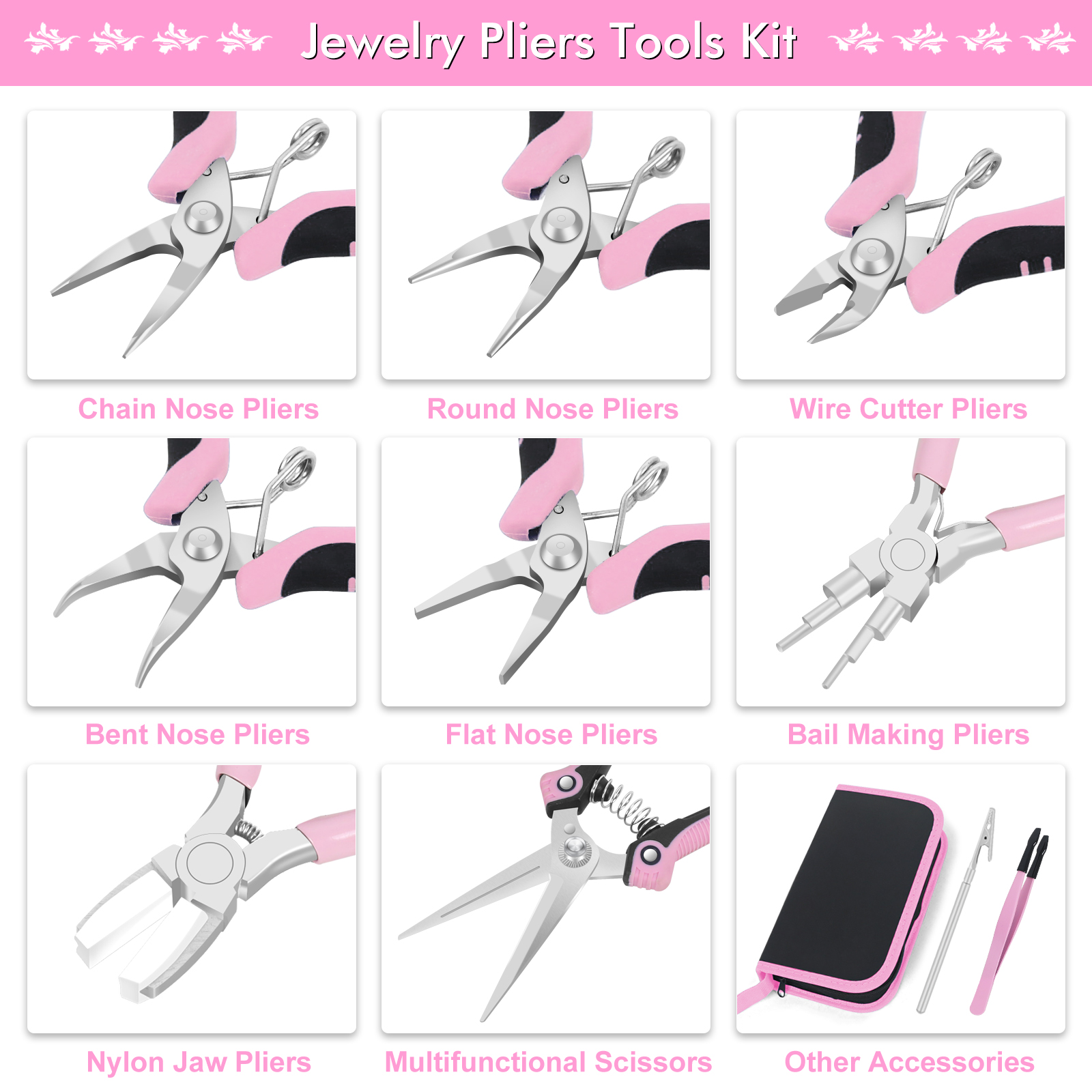 NEWACALOX Mini Jewelry Pliers  - Jewelry Making Round Nose Pliers 리뷰 및 가격