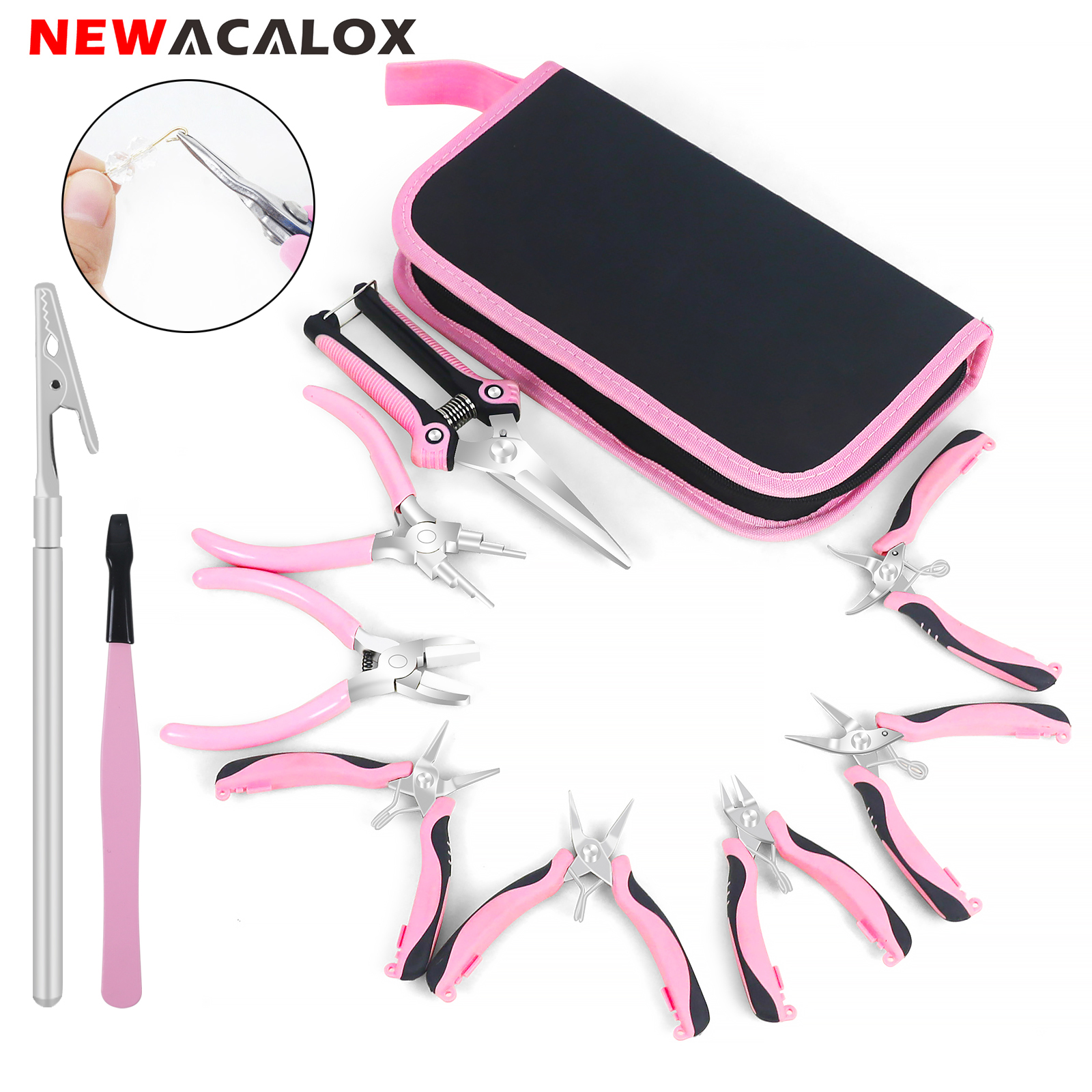 NEWACALOX Mini Jewelry Pliers  - Jewelry Making Round Nose Pliers 리뷰 및 가격