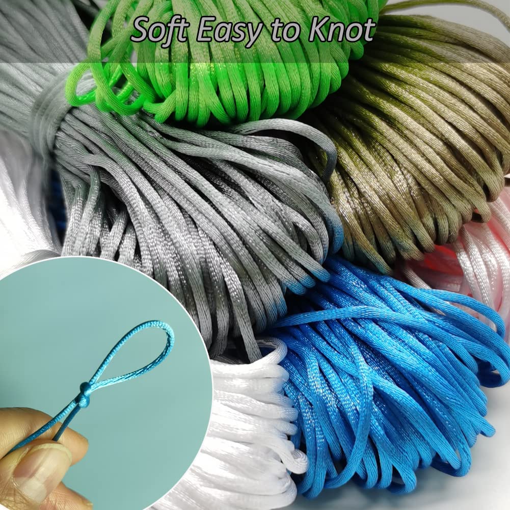 20M Rat Tail Cord Chinese Knot - Knotting Cord Silk 리뷰 및 가격