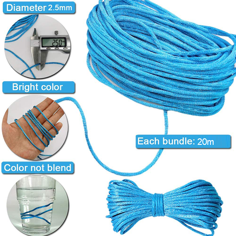 20M Rat Tail Cord Chinese Knot - Knotting Cord Silk 리뷰 및 가격