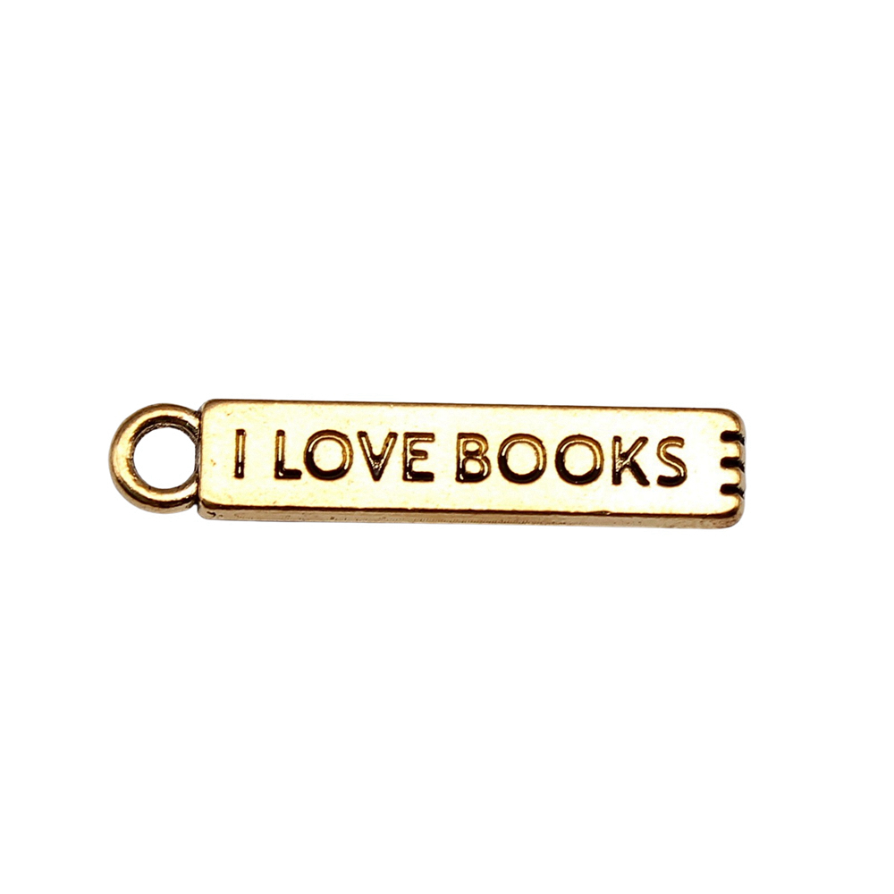 20pcs/lot I Love Books Charms  - Jewelry Making Guide Book 리뷰 및 가격