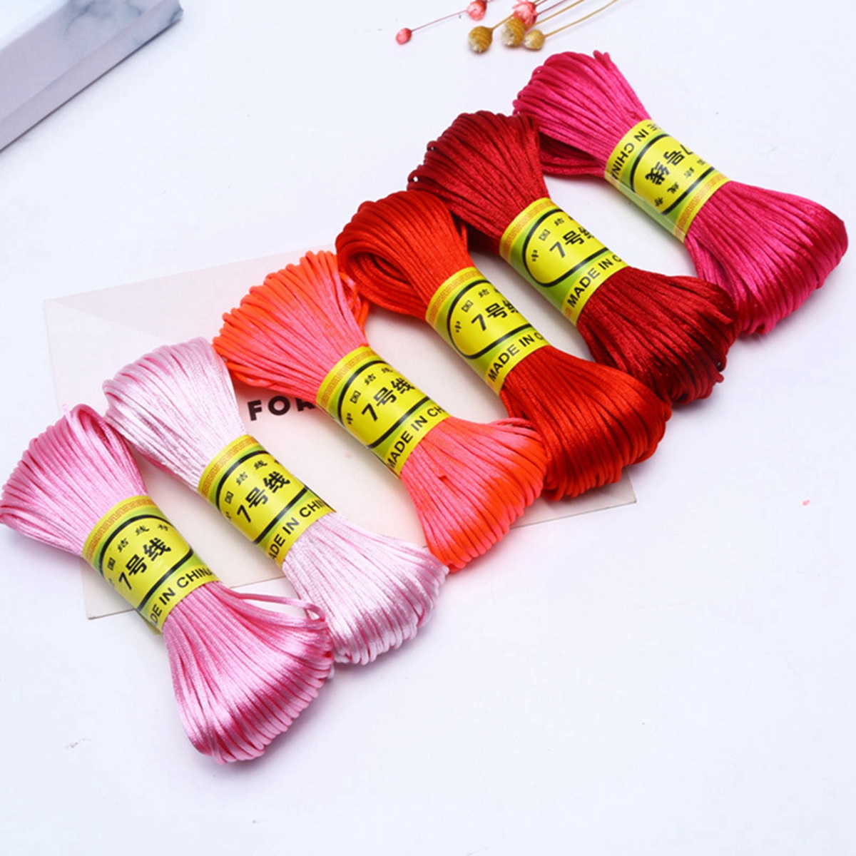 20 Meter 1.5mm Braided Macrame - Knotting Cord Silk 리뷰 및 가격