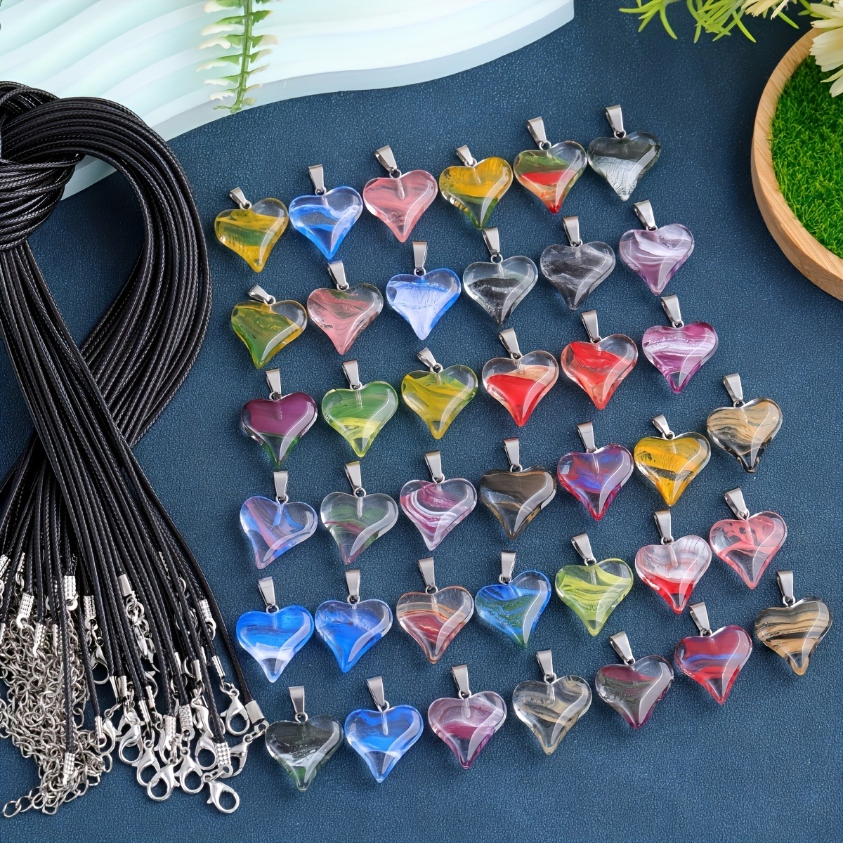 10pcs-shaped glass crystal pen - Jewelry Making The Well 리뷰 및 가격